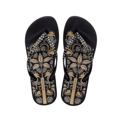Image of Ipanema Women&#039;s Anat Nature VIII Fem Flip Flop, Gold, 2/3 UK