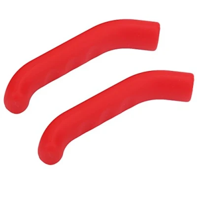 Image of Keenso 2 Pcs Bicycle Brake Lever Sleeve Grip, Protector Cover Silicone Handle 5 Colors Anti Slip Waterproof Cycling Accessory(Red) Mountain Bike Accessories