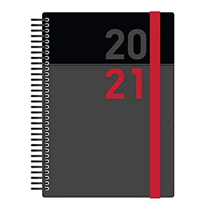 Image of Collins Delta A6 Week to View 2020 2021 Diary Red