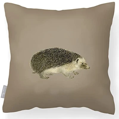 Image of Izabela Peters Outdoor Cushions Waterproof, 43 cm, Filled Cushion, Hedgehog Taupe, Garden Furniture Cushions, Seat Chair