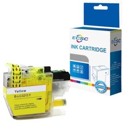 Image of ECSC Compatible Ink Cartridge Replacement for Brother DCP J772DW J774DW MFC J890DW J895DW LC3213 (Yellow, 1 Pack)