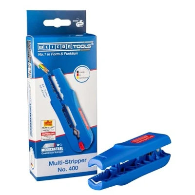 Image of WEICON Multi Stripper No. 400 for Stripping &amp; dismantling Cables Conductors, Bluered, 155 mm