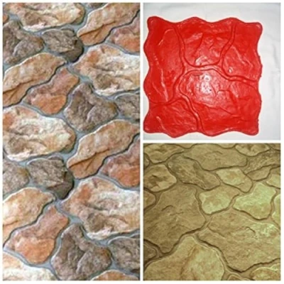 Image of Sabina Mat Stamp Texturing Skin Slate Pattern Stone Decorative Concrete Cement Imprint Texture Polyurethane Stamping