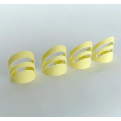 Image of Guitar Finger Picks Alaska Style Set of 4 XL Plastic plectrums by Clearwater