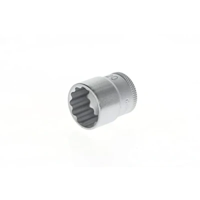 Image of GEDORE Socket, 3/8&quot; 10 mm drive, Bi hex, 20 AF, Tool, D 30 20, Chrome plated steel