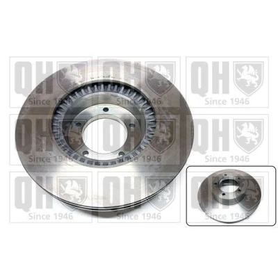 Image of BDC4304P Brake disc QUINTON HAZELL BDC4304 275mm 24mm 5 Vented