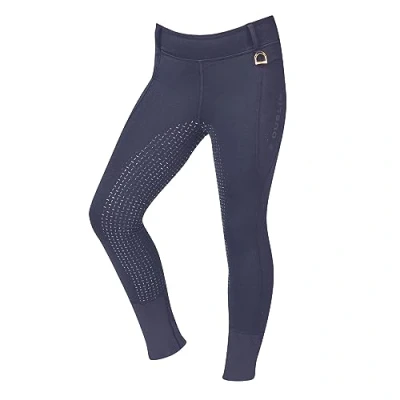 Image of Dublin Cool It Everyday Riding Tights, True Navy, Childs 8/23&quot;