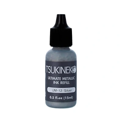 Image of Inks Tsukineko Metallic Inker, Silver