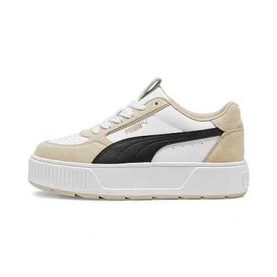 Image of Puma Women Karmen Rebelle Sd Sneakers, White Black Putty, 6.5 UK