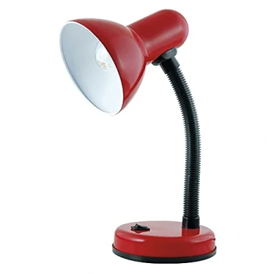 Image of HOMELIFE 35w &#039;Classic&#039; Flexi Desk Lamp with Versatile Flexible Neck Integral On/Off Switch Approx. 34cm Height L958RD Cardinal Red