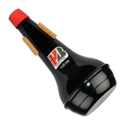 Image of Humes &amp; Berg Practice Mute New Stone Lined 231BK Flugelhorn