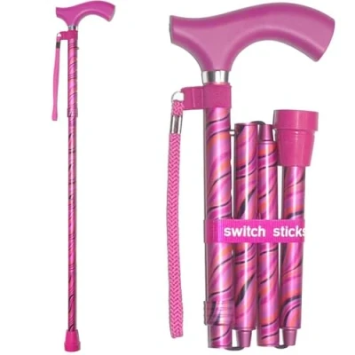 Image of Switch Sticks Walking Cane for Men or Women, Foldable and Adjustable from 32 37 Inches, FSA HSA Eligible, Luxury Tango