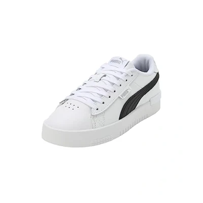 Image of PUMA Women&#039;s Jada Renew Sneaker, White Black Silver, 5 UK