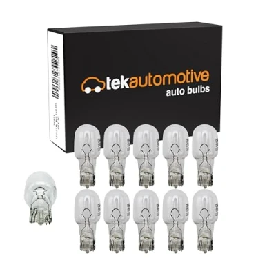 Image of Tek Automotive 921 Car Bulbs Brake Light Tail Indicator Reverse Bulb Fog 12V 21W W2.1x9.5D Capless Box of 10