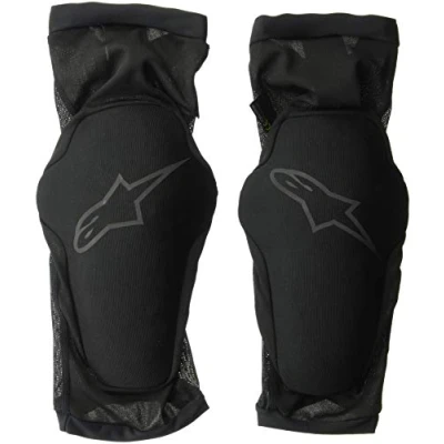 Image of ALPINESTAR Men&#039;s Paragon Plus Knee Protector, Black White, Large