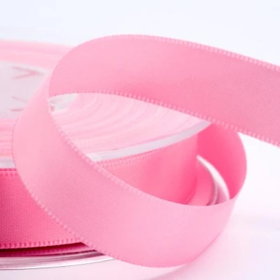 Image of Italian Options Satin Ribbon, 10mm Wide x 25 Metre Roll, Pink
