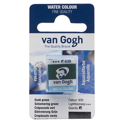 Image of Van Gogh Watercolor Half Pan Dusk Green (20866301)