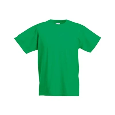 Image of Fruit of the Loom Kids Original T Shirt 21 Colours / Age Kelly Green 1415