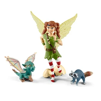 Image of Schleich 70581 Bayala Movie Marween Toy with Nugur and Piuh