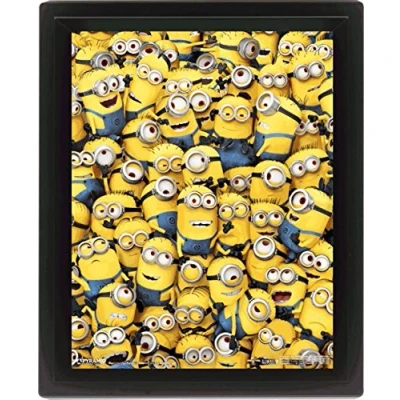 Image of Despicable Me Many Minions 3D Lenticular Poster, Multi Colour, 10 x 8 Inch