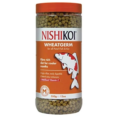 Image of Nishikoi Wheatgerm Complete Food for Koi and Pond Fish Medium Pellets 350g
