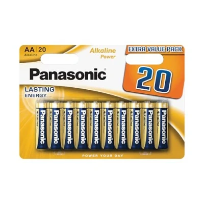 Image of Panasonic AA Alkaline Power Bronze Battery (Pack of 20)
