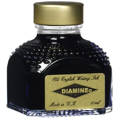 Image of Diamine 80ml Bilberry fountain pen ink bottle
