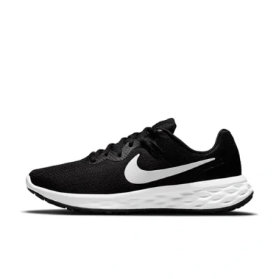 Image of Nike Men&#039;s Revolution 6 Nn Sneaker, Black White Iron Grey, 8.5 UK