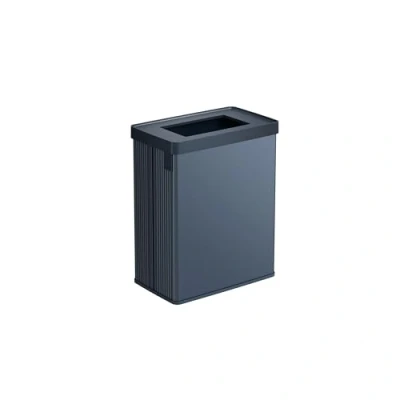 Image of CURVER Verto 54L Recycling Bin, Dual Compartments, Lid, Easy Sorting, Sleek Design, Pearl Blue