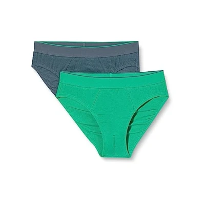 Image of SLOGGI Men&#039;s Ever Airy Brief C2P Midi, Green Light Combination, S