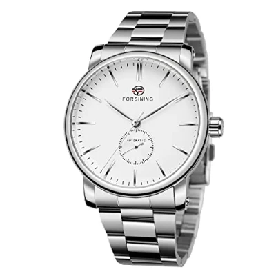 Image of FORSINING Men&#039;s Self winding Analog Dial Automatic Wrist Watch Stainless Steel for Men