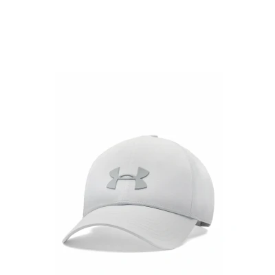 Image of Under Armour Men&#039;s Storm Blitzing Adjustable, Water Repellent and Breathable Cap for All Weather Pursuits, Running with Pre Curved Visor Adjustable Fit,Halo Gray / Steel,OSFM