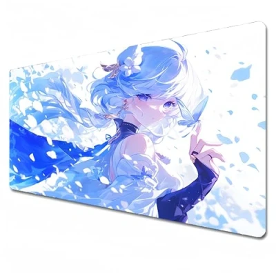 Image of Genshin Impact Mouse padBlue pad GamingXXL 900x400Office Desk mat LargeWaterproof Anti SlipFurina (31.5 x 11.8 0.1 in)