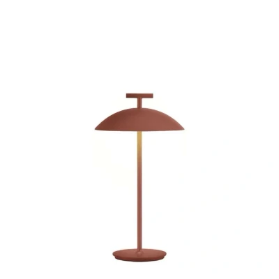 Image of Kartell Mini Geen A Table Lamp Brick Red