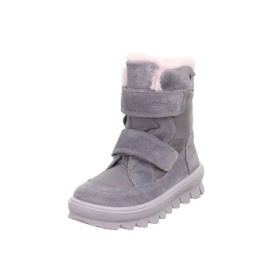 Image of Superfit Flavia Warm Lined Gore Tex Snow Boot, Light Grey 2500, 9.5 UK Child