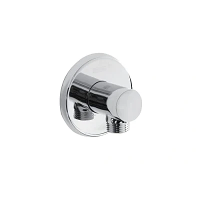 Image of Bristan CARM WORD01 C Round Wall Outlet Shower Accessories, Chrome Plated