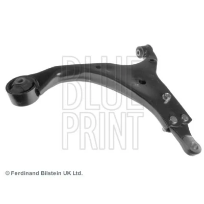 Image of 545002H000, 545002H100 Suspension Arm BLUE PRINT ADG086280 with bearings without ball joint Front Axle Left Control Sheet Steel