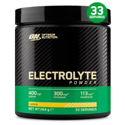 Image of Optimum Nutrition Electrolyte Powder, Lemon Ready to Mix Formula, Sodium Magnesium Potassium Food Supplement for Workouts and Intense Training, 264 g, 33 Servings
