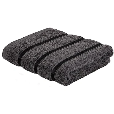 Image of A2Z Luxurious 100% Cotton Charcoal Color Towel 500 GSM Soft Absorbent Bath (66x118 cm)