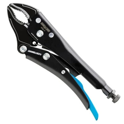Image of Channellock 102 7 Curved Jaw Locking Pliers w/Cutter, Epoxy Resin Coating, Forged Steel, Offers Advanced Control, Providing Additional Contact Points on Multiple Fastener Types