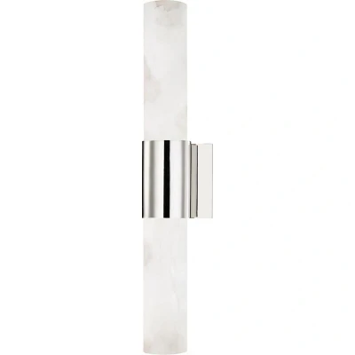 Image of Barkley 2 Light Wall Sconce Polished Nickel