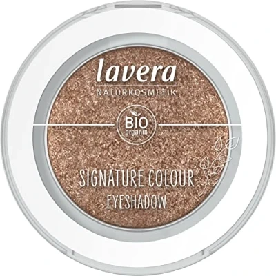 Image of lavera Signature Colour Eyeshadow Space gold 08 Organic Almond Oil &amp; Vitamin E Vegan Shimmering Intense Color Brilliance (1 pc.)