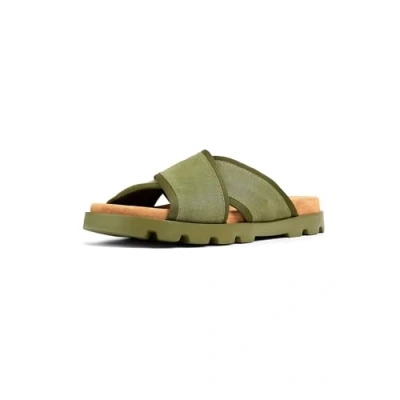 Image of Camper Men&#039;s Brutus Sandal K100958 Slide, Green 002, 6 UK
