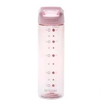Image of Smash Chugger Water Bottle with Timings 700ml Pink
