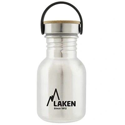 Image of Laken Unisex Adult Very Robust Stainless Steel Bottle 0.35 L Silver,