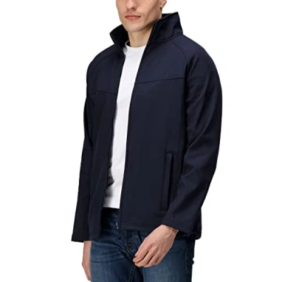 Image of Regatta Professional Men&#039;s Uproar Interactive Wind Resistant Softshell, Navy/Navy, size XX Large