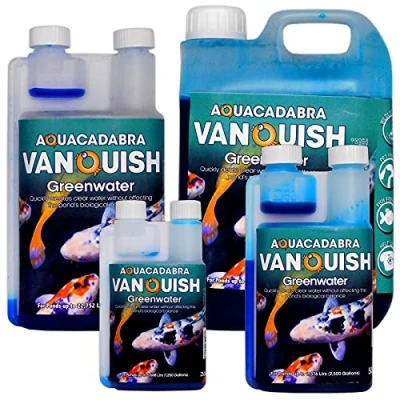 Image of Aquacadabra Vanquish Greenwater Pond Water Solution Remove Nuisance Algae Green 2.5L