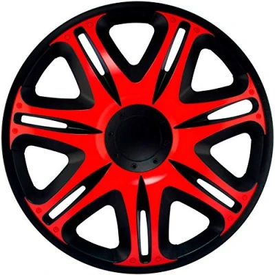 Image of Gorecki J13512 J Tec wheel covers Nascar , black/red 13 inch