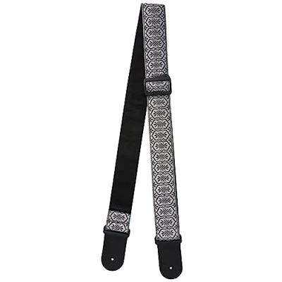 Image of D&#039;Addario Woven Guitar Strap Accessories Electric Strap, Acoustic &amp; Bass Gothica