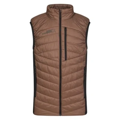 Image of Rock Experience REMV01281 C951 ECO MANITOBA HYBRID MAN vest Sports Men&#039;s 0274 DEEP TAUPE+0208 CAVIAR 3XL